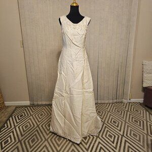 Beige Wedding Dress 8